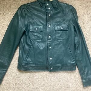Vintage Lucky brand leather jacket